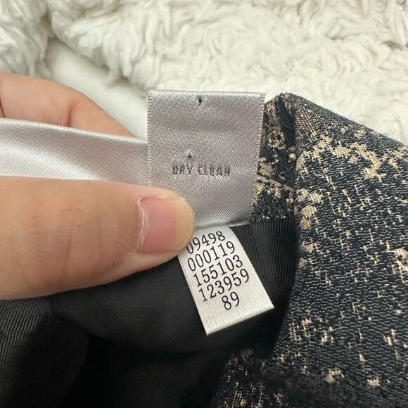 Chicos Snakeskin‎ Metallic Print Asymmetric Zip Moto Jacket Size 1 (M/8) - Picture 9 of 10